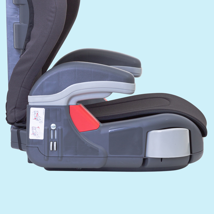 Vista laterale dei braccioli regolabili in altezza sul seggiolino auto Graco Junior Maxi