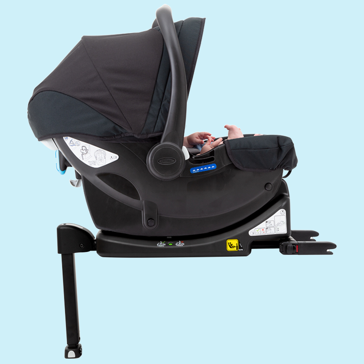 Babyschale Graco SnugEssentials mit i-Size-ISOFIX-Kindersitz-Basis IsoFamily