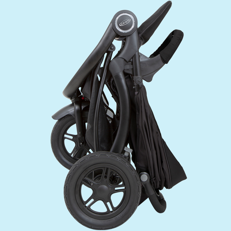 Graco TrailRider compactly folded